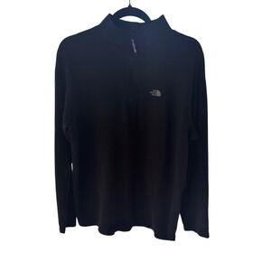 The North Face Mens L-G Black Pullover Long Sleeve Top Shirt
